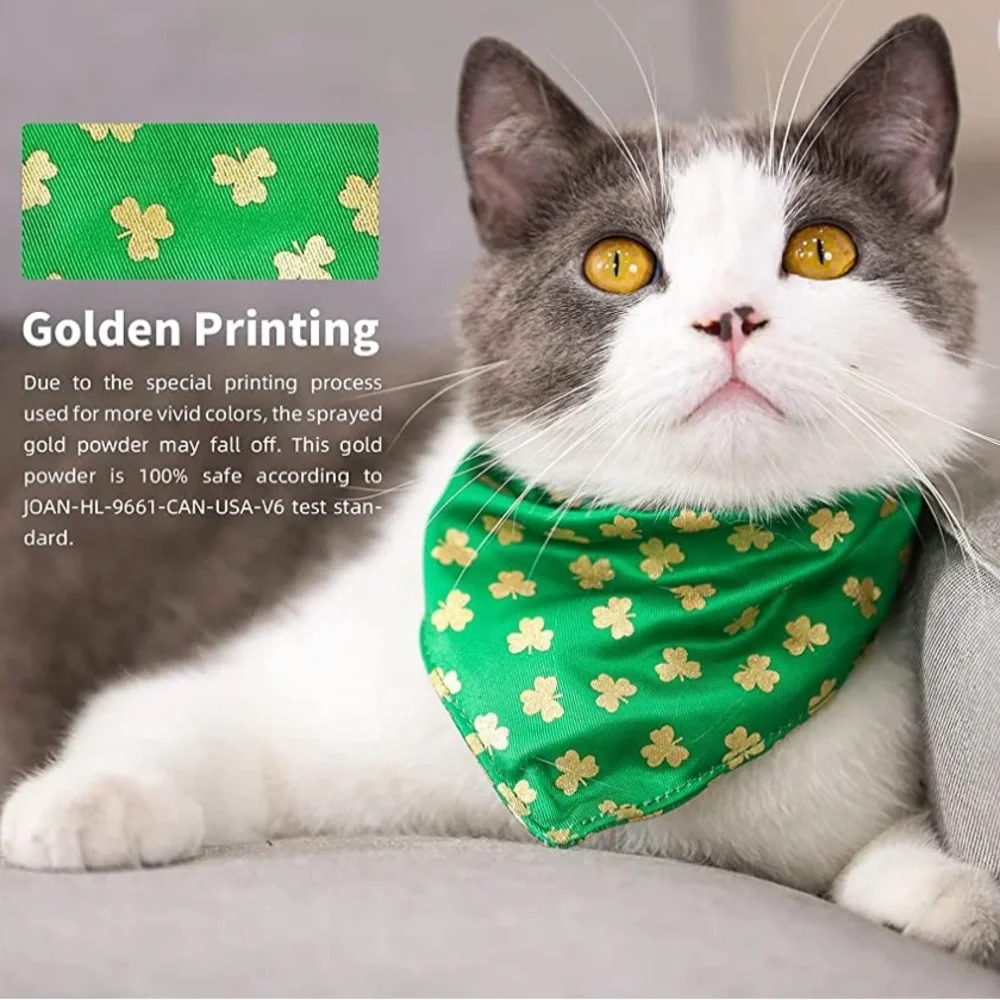 Cat Collar, Tie,& Bandana St. Patrick’s Day